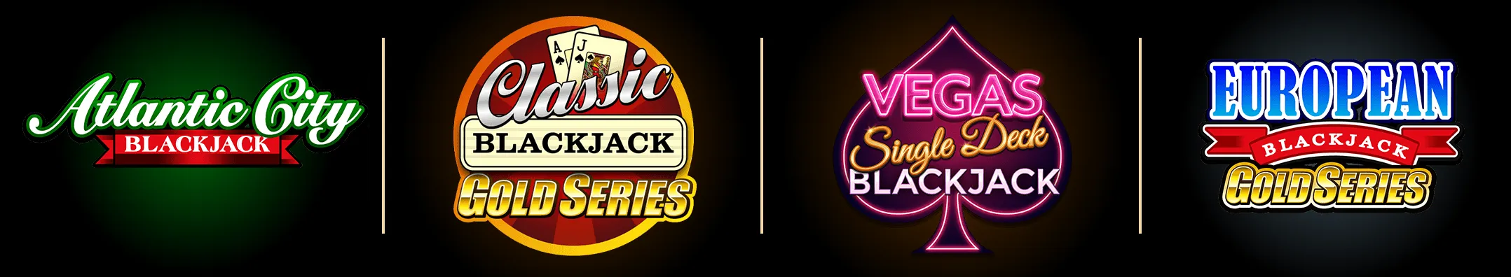 Blackjack roulette and baccarat table games